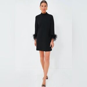 TUCKERNUCK Black Feather Mod Ellie Dress Size Small